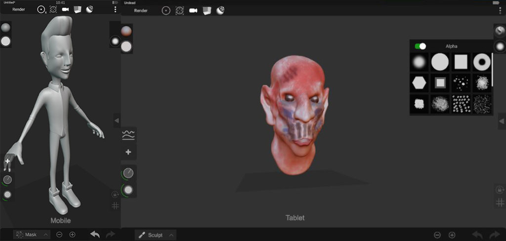 Aplikasi 3d modeling android