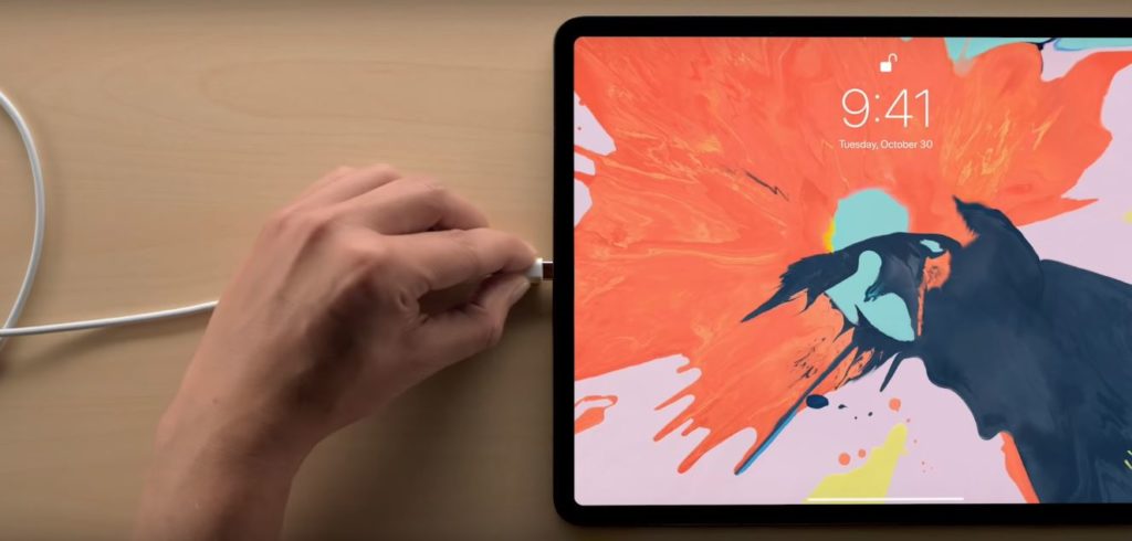 Carga del iPad pro 2018