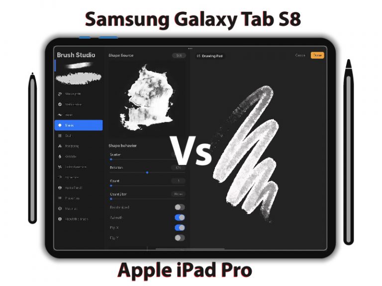 Samsung galaxy tab s8 vs apple ipad pro comparison featured