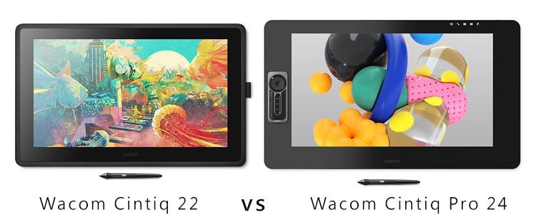 Wacom Cintiq 22 vs Wacom Cintiq Pro 24 - Review and Comparison