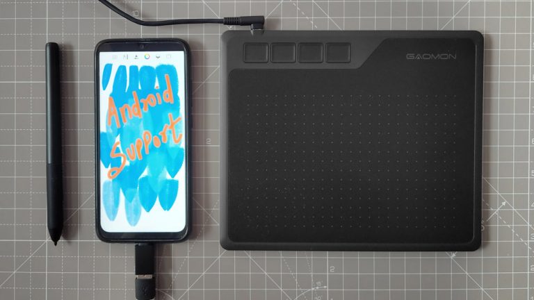 GAOMON S620 Graphics Drawing Tablet – 6.5x4 Inch Art Board With 8192 Pen Pressure, 4 Keys
