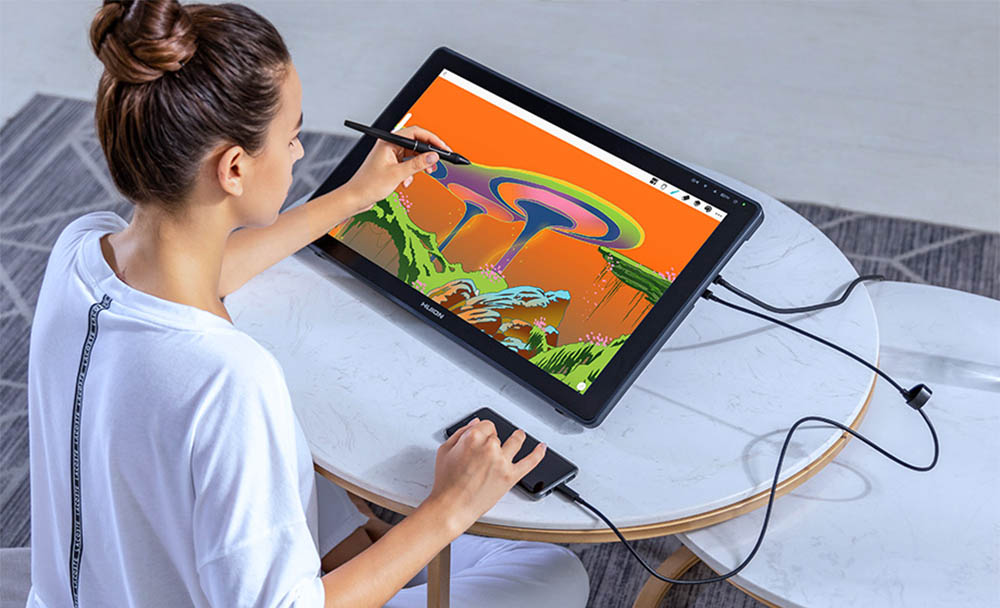 HUION 液タブ Kamvas22 Plus - 通販 - www.photoventuresnamibia.com