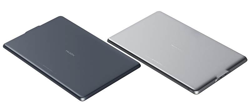 metallic back with rubber pad on huion kamvas pro 16 Plus 4k