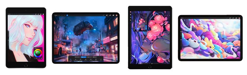 所有支持 Procreate 的 iPad 机型