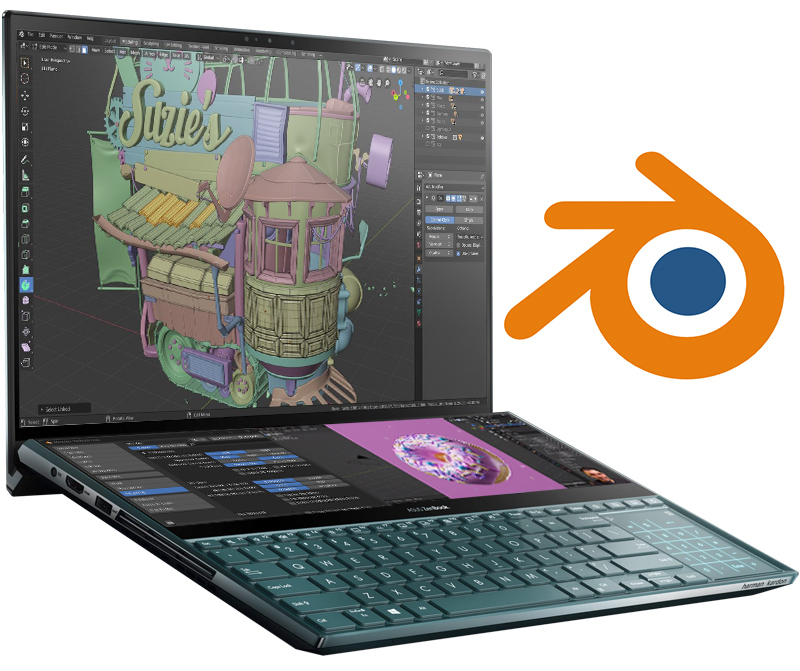 6 Best laptops for Blender Artists (3D Modeling and Rendering)