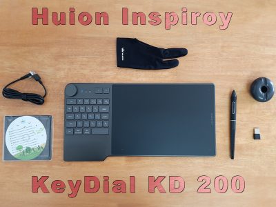 1 month Review: Huion Inspiroy Keydial KD 200 (Wireless graphic tablet with mini-keyboard)