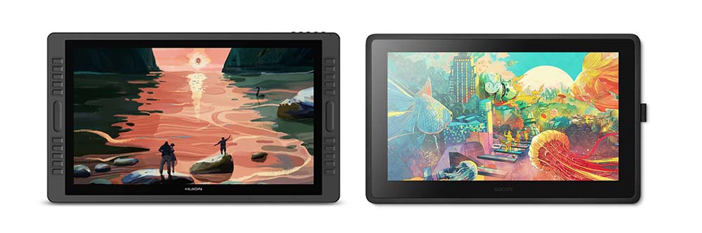 huion kamvas pro 22 vs Wacom Cintiq 22