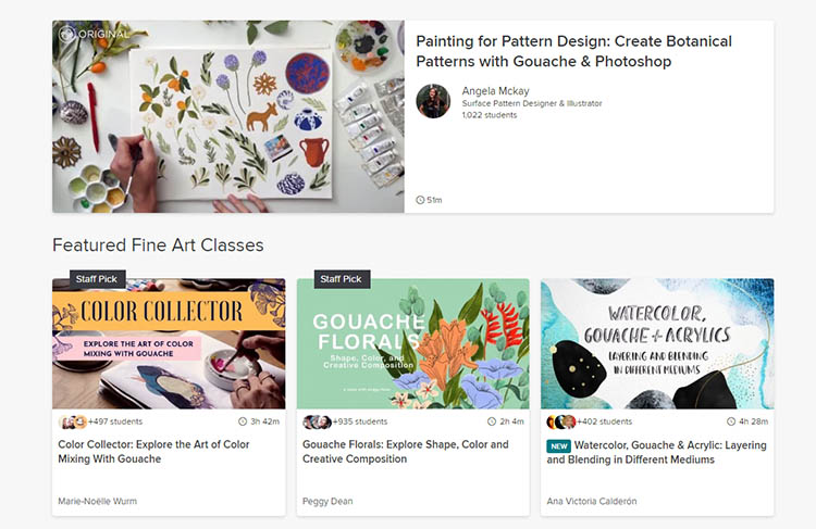 online courses by skillshare