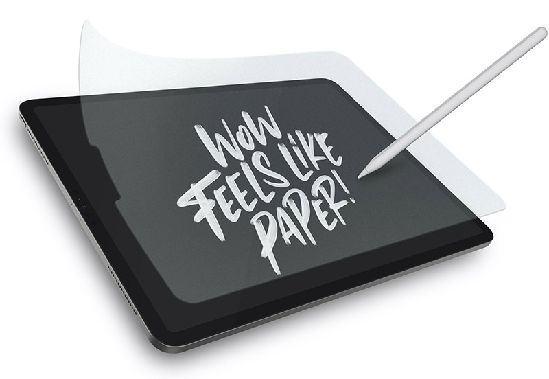 paperlike matte screen protector with textured surface