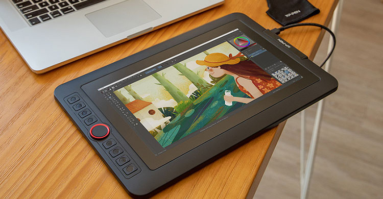 drawing tablet with screen